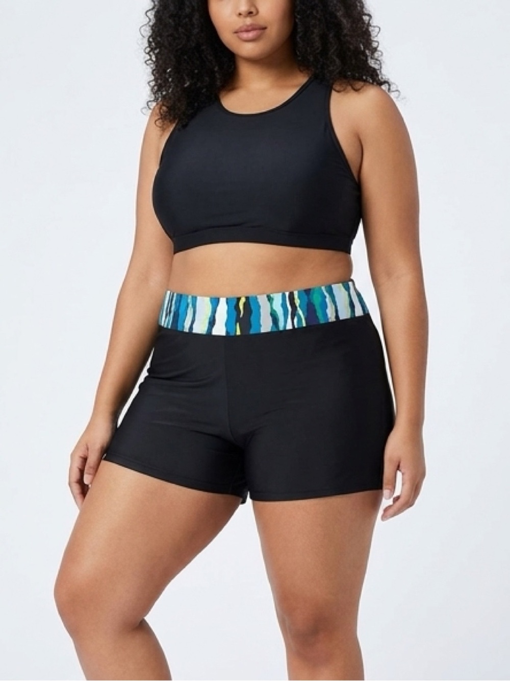 NWT - Women's Black Swim Shorts